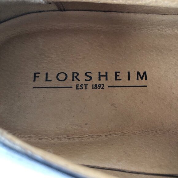 FLORSHEIM Men's Leather Cap Toe Dress Shoe Lace Up Oxford Cushion Footbed 10.5 D - Picture 6 of 16